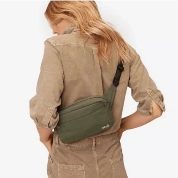 Army Green OBE waist/crossbody bag - Picture 6 of 7